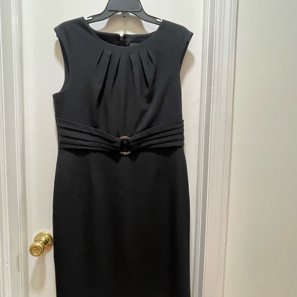 Chelsea Rose Black Sheath Dress Size 12 - Picture 5 of 9